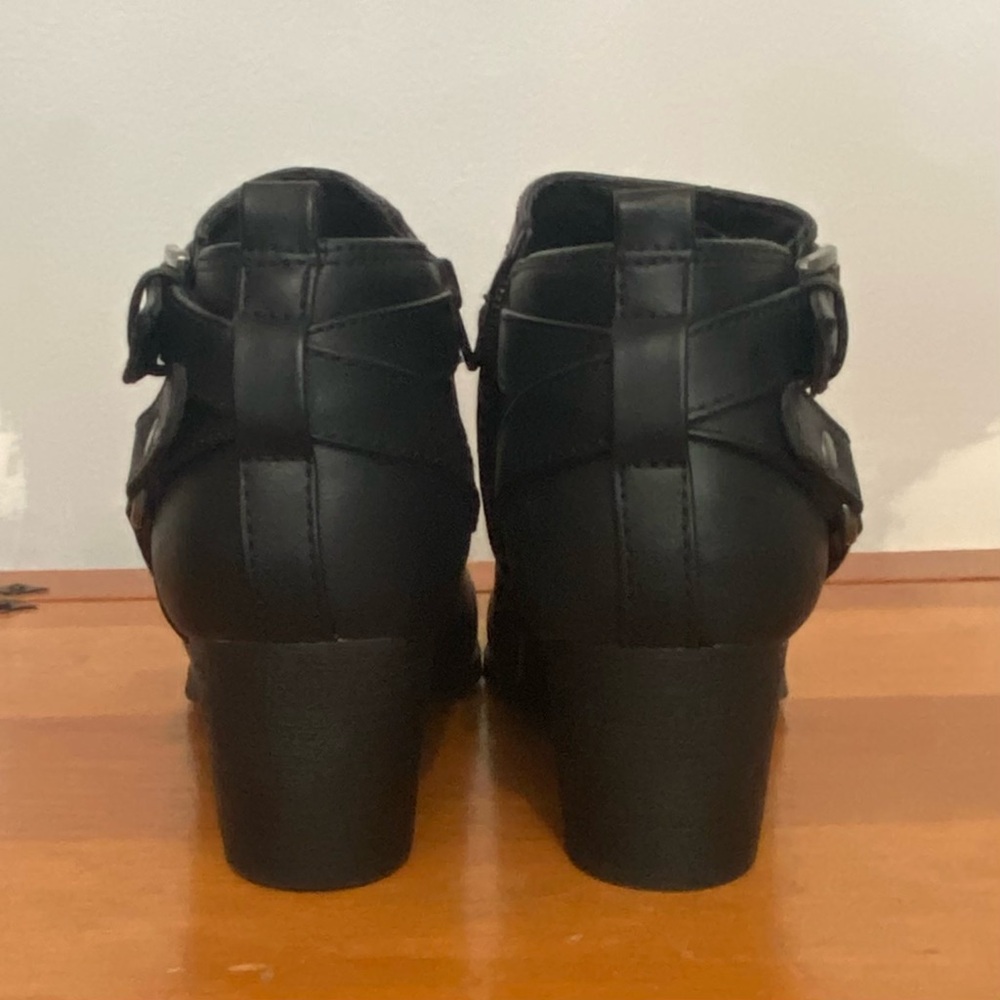 Indigo Black Ankle Booties - Picture 6 of 11
